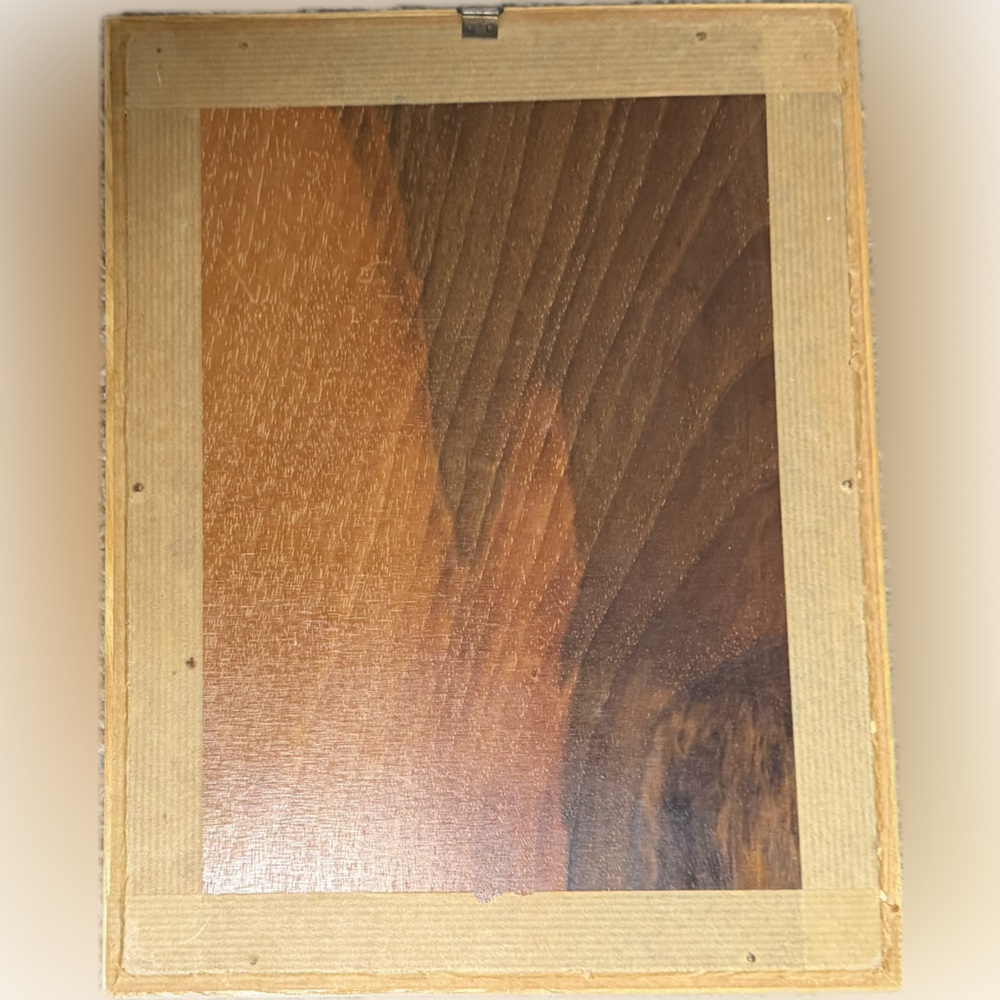 Buchschmid & Gretaux Marquetry Wood Inlay work Germany Chimneysweep & daughter - Picture 2 of 2